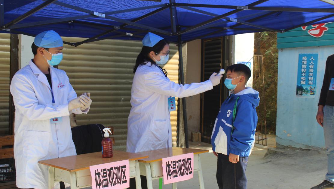 疫情防控应急演练现场